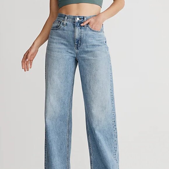NWT MADEWELL Superwide-Leg Jeans - 29T - Picture 3 of 10